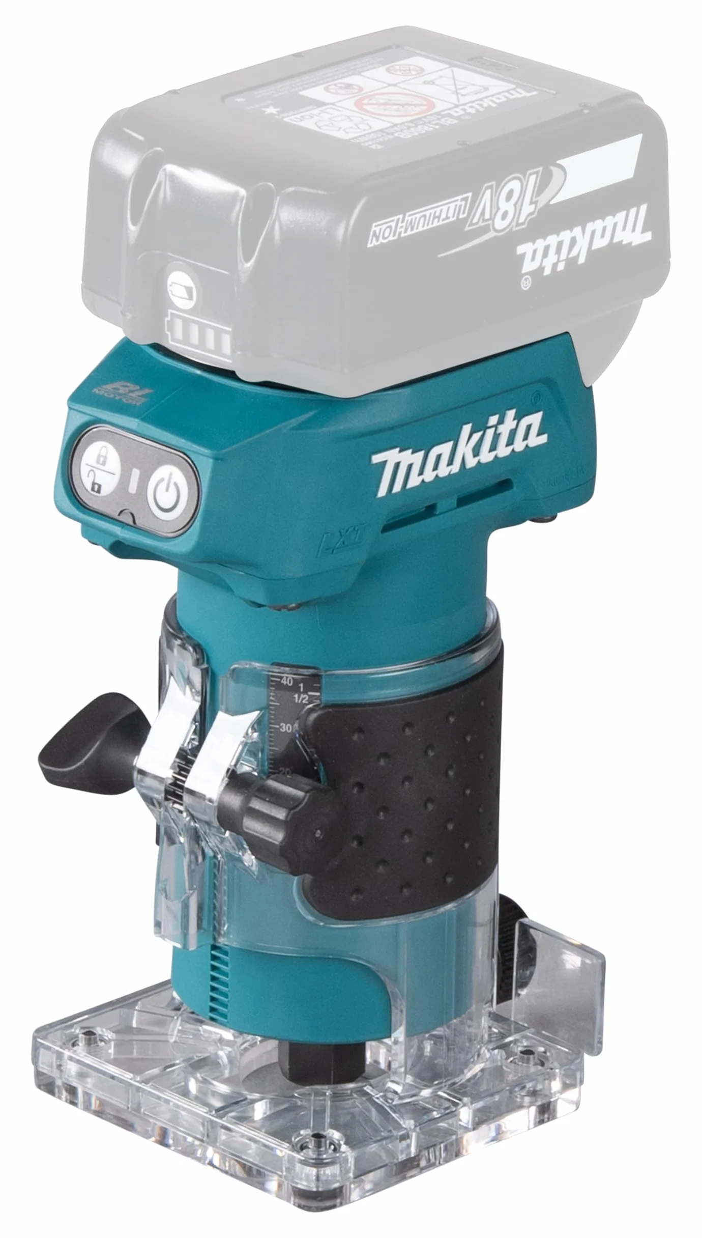 Makita DRT52Z Akku-Kantenfräse 18V (ohne Akku, ohne Ladegerät))
