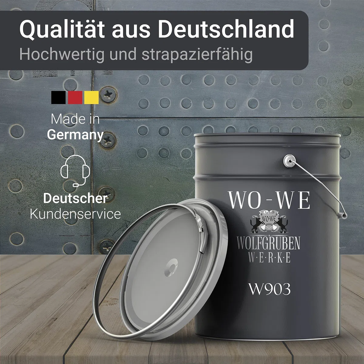 Heizkörperlack Heizungsfarbe W903 Licht-GRAU ähnl. RAL 7035-10 Liter