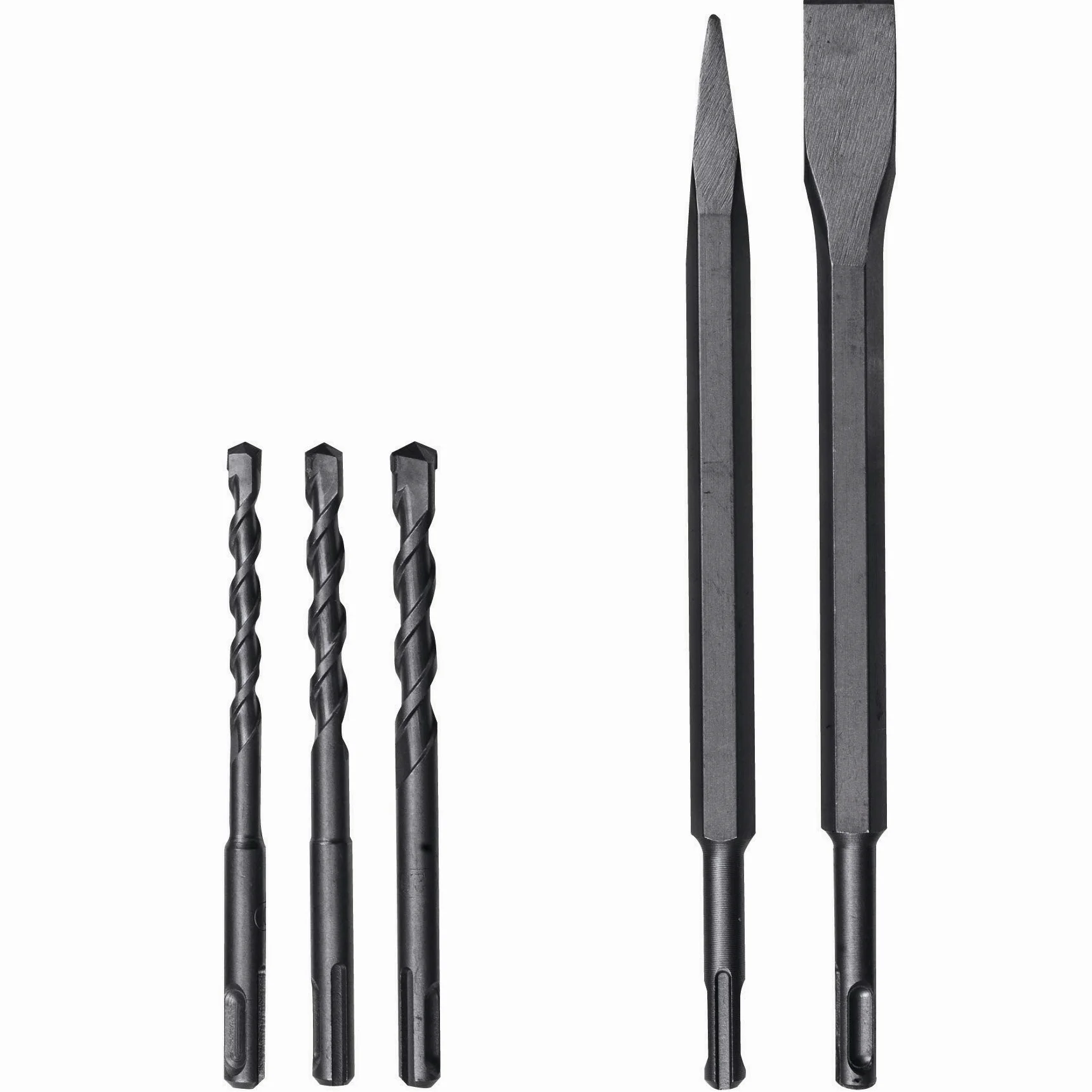 Einhell Bohrhammer TE-RH 32 4F Kit (1250 W, 5 Joule, 32 mm Bohrleistung in Beton, SDS-Plus, Anti-Vibrationsgriff, inkl. E-Box, 3 Bohrer, Spitzz- und Flachmeißel)
