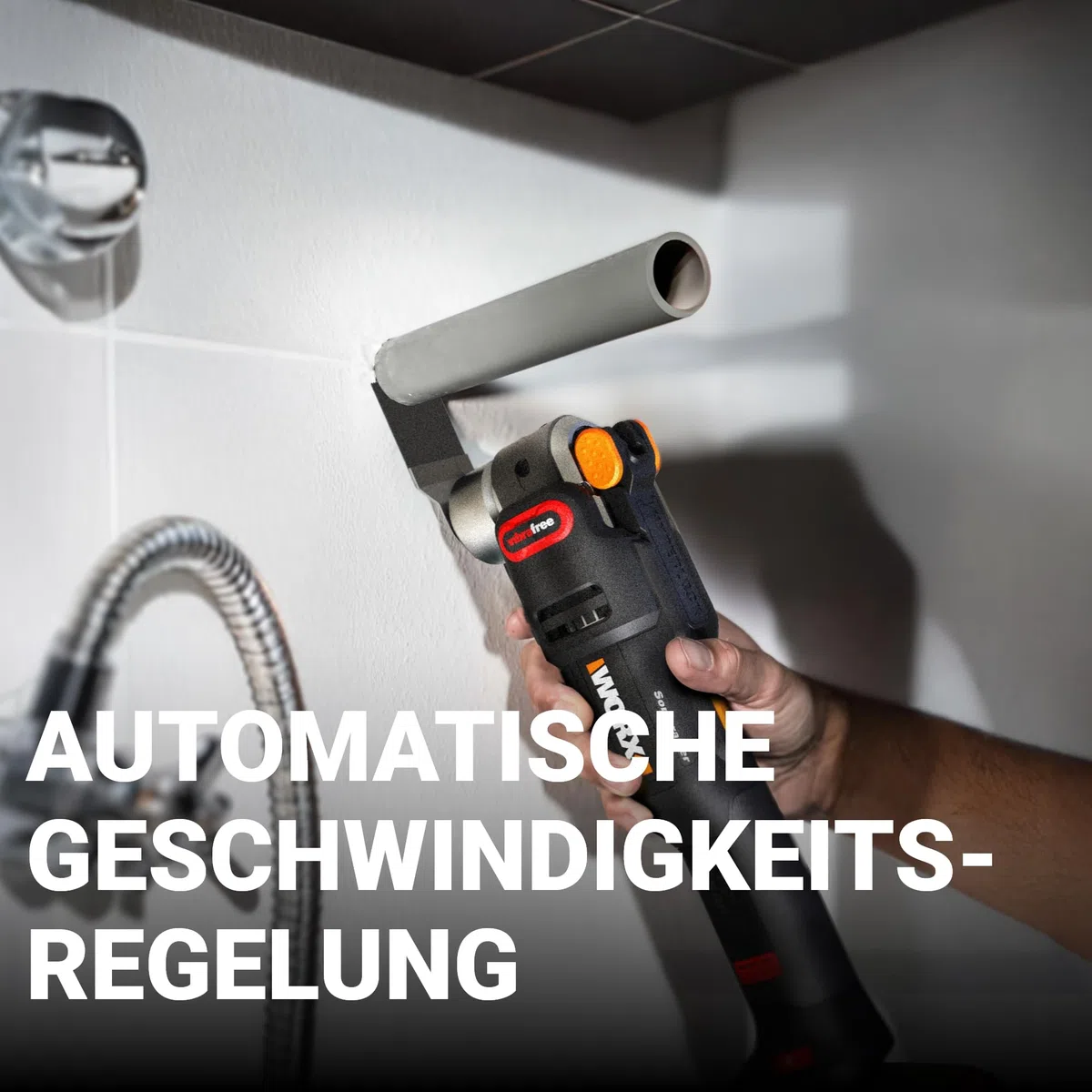 WORX Nitro WX698.9 Sonicrafter Akku Multifunktionswerkzeug 20V – bürstenloser Motor –PowerShare – zum Schneiden, Sägen, Schleifen – 10000-20000/min – ohne Akku & Ladegerät