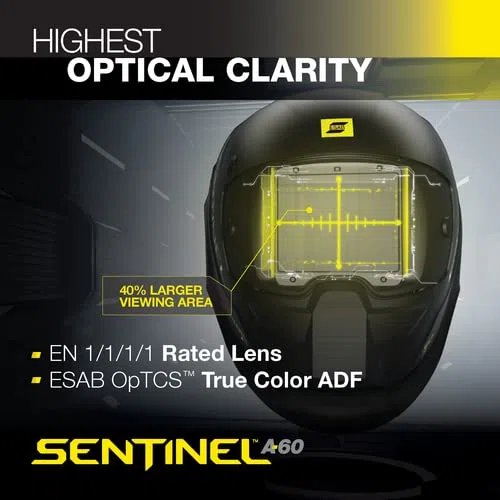 ESAB Sentinel A60 Air mit ESAB EPR-X1 PAPR Schweißhelm mit Luftreiniger/Frischlufteinheit komplett