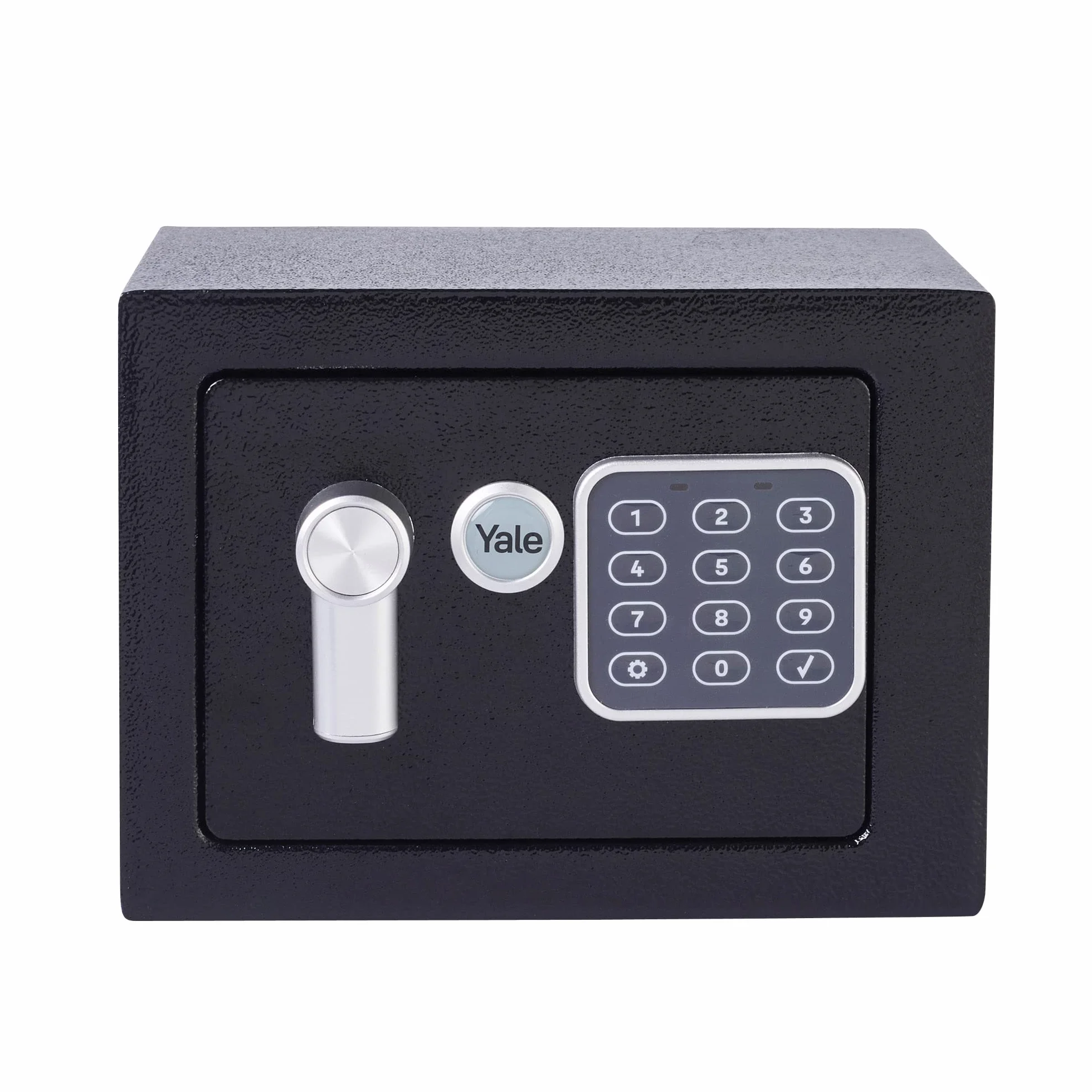 Yale Electronic Safe Mini - Schwarz - YSV/170/DB2 - Standard - Elektronischer Tresor - 3,8 L - 170 x 230 x 170 mm - Tastatur & Schlüssel