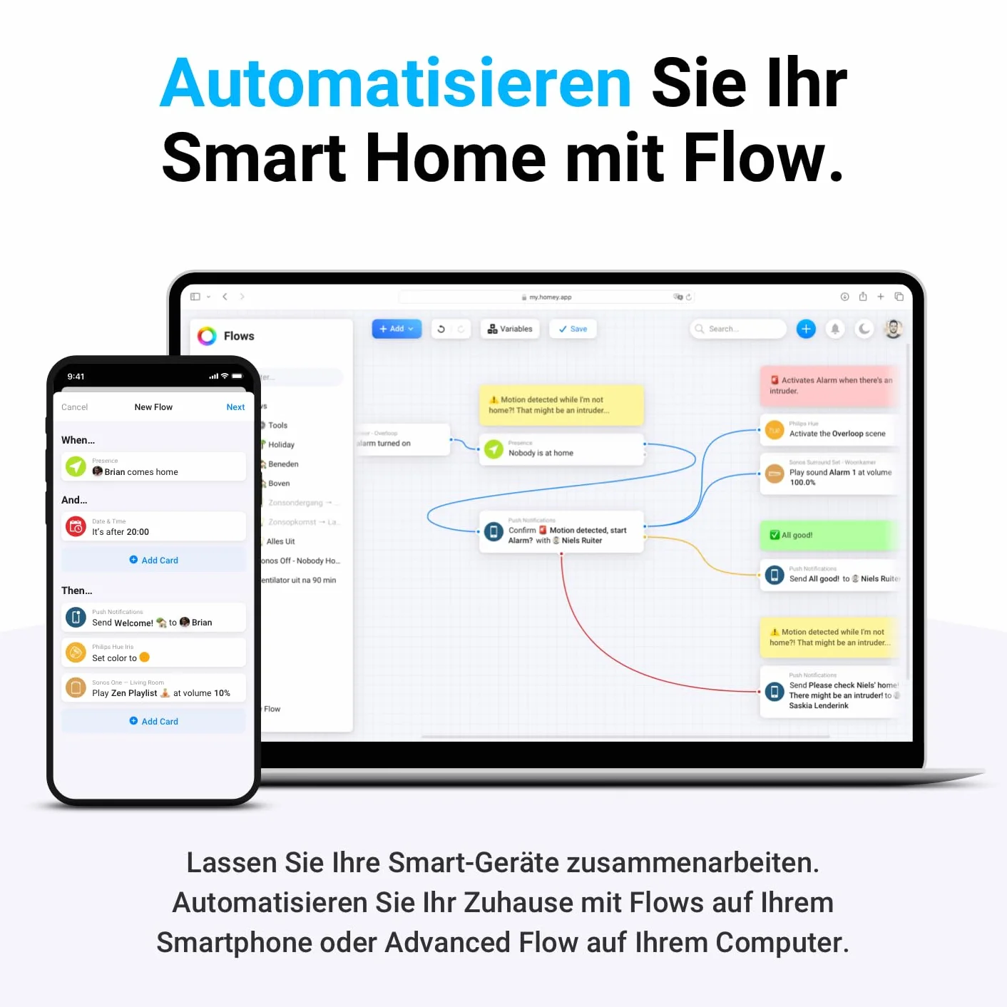 Homey Pro (2026) | Smart Home Hub für Hausautomation – Unterstützt Z-Wave Plus, Zigbee, Wi-Fi, BLE, 433 MHz, Infrarot, Matter & Thread. Kompatibel mit Siri, Alexa & Google Home.