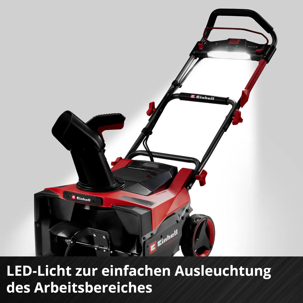 Einhell Professional Akku-Schneefräse GP-ST 36/53 Li E BL Power X-Change (36 V, 53 cm Arbeitsbreite, max. 33 cm Schneehöhe, inkl. Reinigungsspatel, inkl. 2X 4,0Ah Akku & Twincharger)