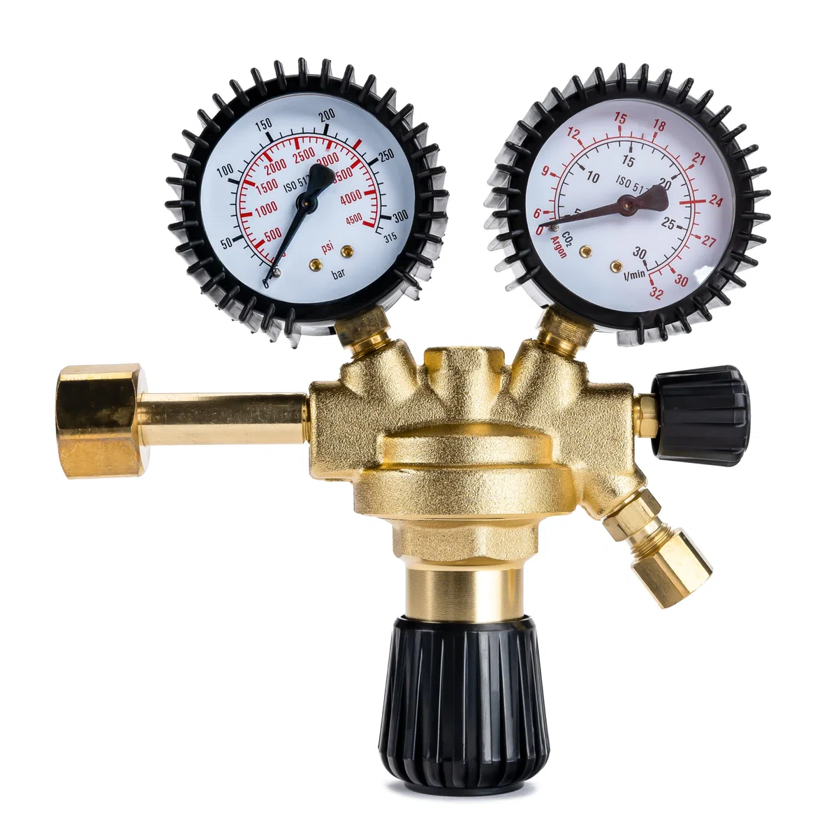 IPOTOOLS Druckminderer Druckregler für Argon/CO2 Schutzgas zu MIG/MAG Schweißgerät