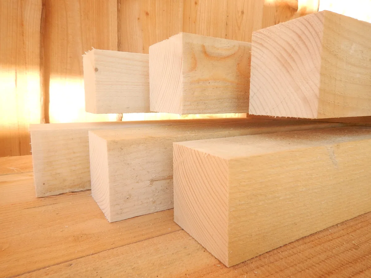 FICHTE TANNE 120x120 mm Balken 12x12 cm Kantholz Pfosten Rahmen sägerau Bauholz 100cm Länge (1)