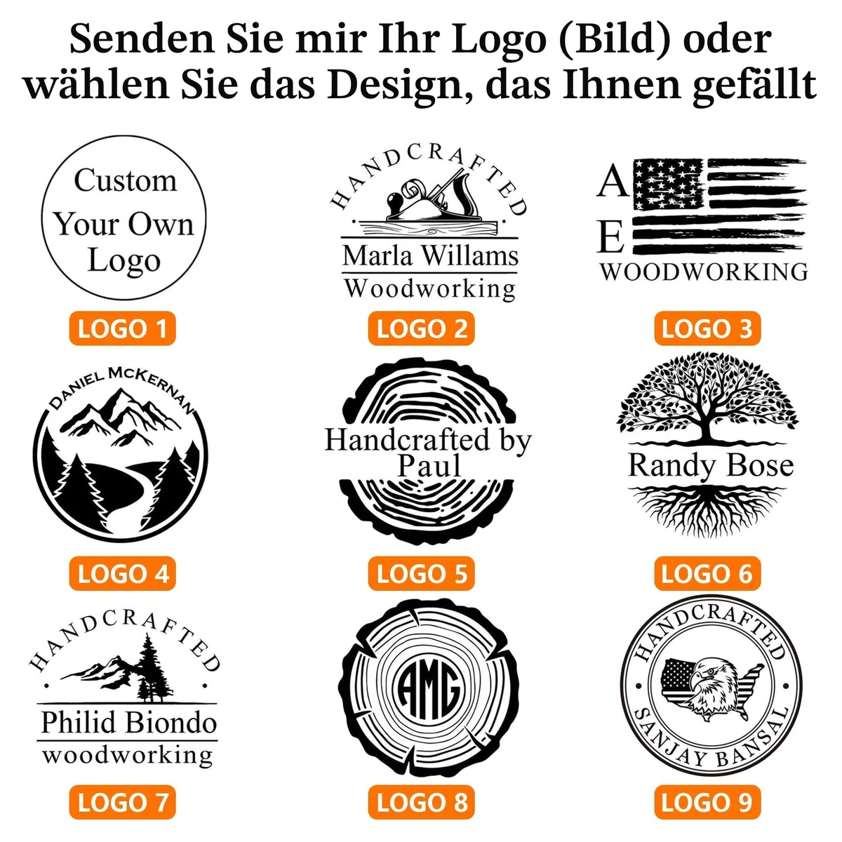 Brauch Elektrisch Brennstempel FüR Holz - Brandeisen FüR Holz Logo, Holzbearbeitungswerkzeuge, Geschenke FüR Holzbearbeitungsbegeisterte (Logo Hochladen)