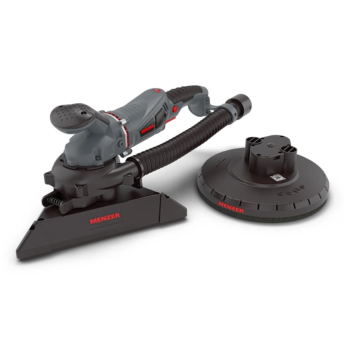 MENZER Trockenbauschleifer TSW 225 mit Wechselkopfsystem inkl. Schleifscheiben-Set