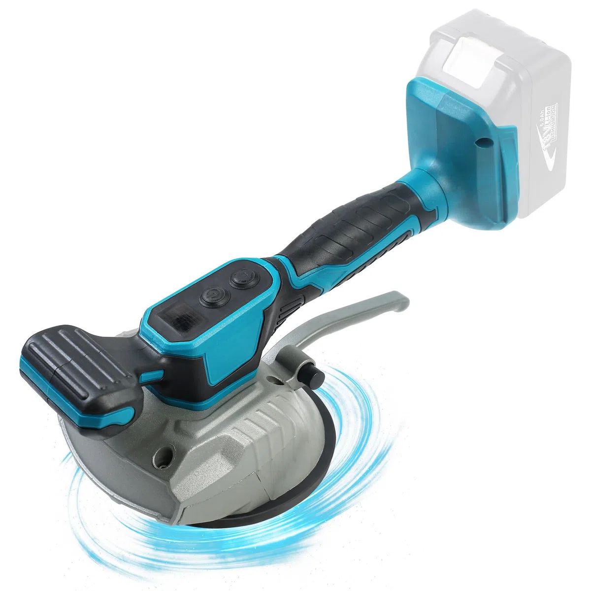 Akku Fliesenrüttler, Fliesenleger Maschine für Makita 18V, Fliesenvibrator mit 8 Einstellbaren Gänge, Fliesenlegerwerkzeuge mit 4,7 zoll Saugnapf, 80kg Adsorption Vibrationsgerät (ohne Akku)