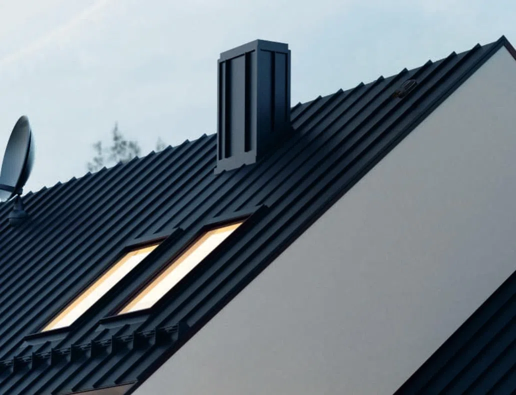Wasserdichter Solardurchgang Photovoltaik-Dachdurchgang für Biberschwanzziegel in Kronendeckung (RAL 8004 - Ziegelrot)