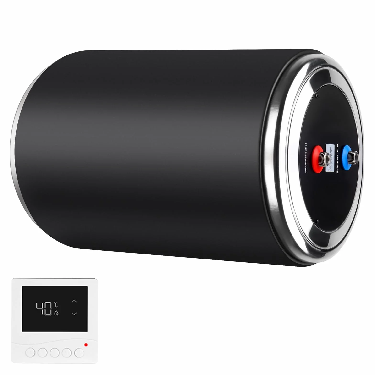 Dual Power Wasserheizung, 12V DC 200W/230V AC 1500W, 10L, für Wohnwagen Camping EU Stecker 230v RV Tank Wasserheizung, Instant für RV, für Camper