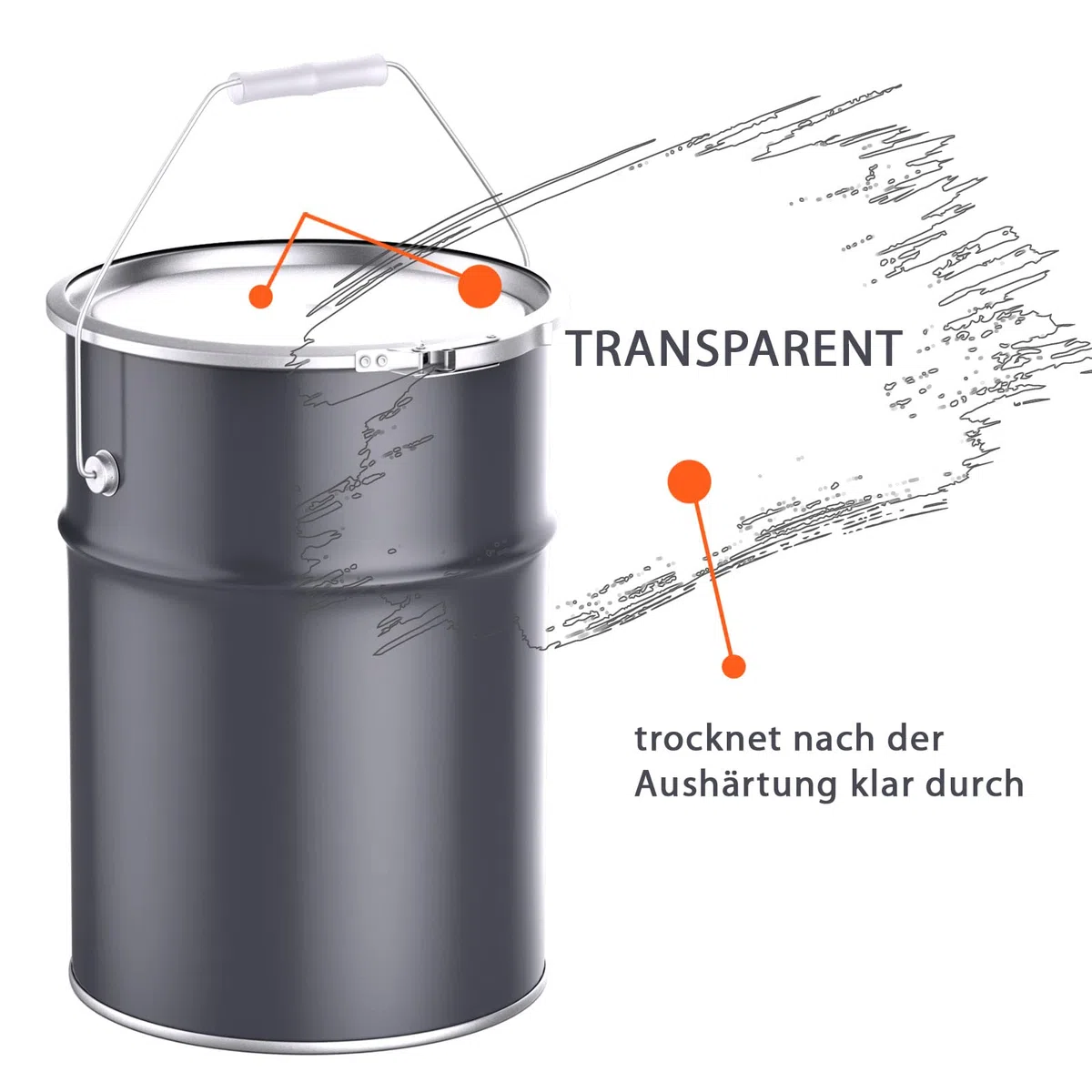 BEKATEQ 1K PU Porenfüller für Steinteppich außen, UV-fest, 5kg farblos glänzend - kein Vergilben, elastisch, abdichtend, einfache Verarbeitung BK-669PU