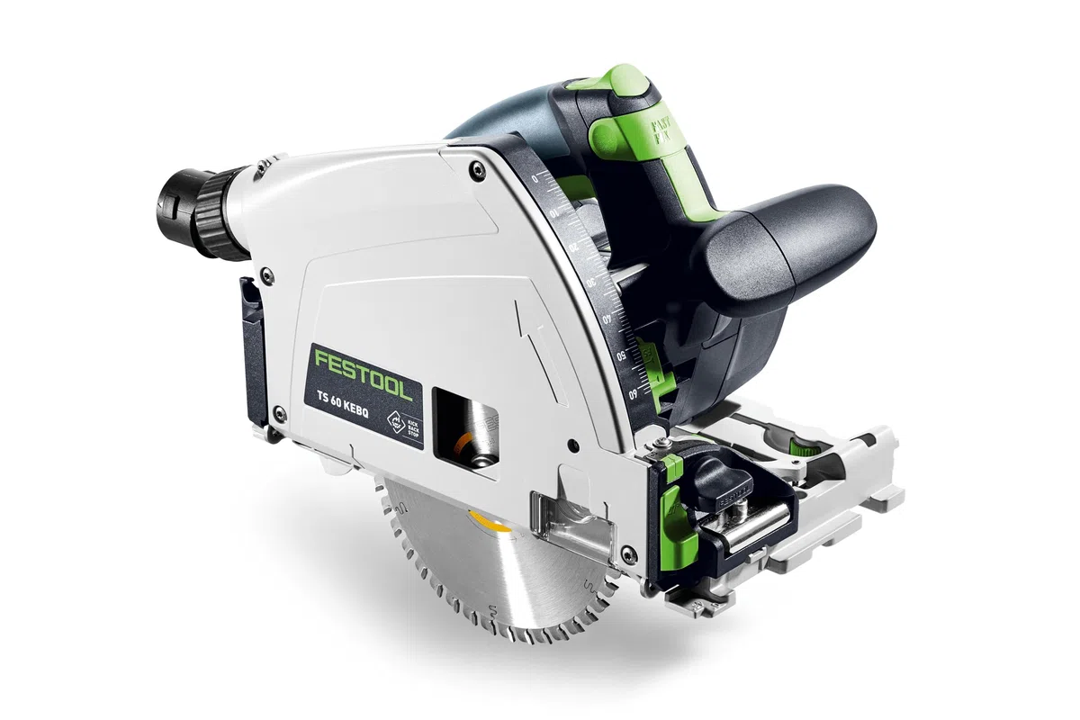 Festool Tauchsäge TS 60 KEBQ-Plus 100Y Limited Edition | Mit KickbackStop, EC-TEC Motor & Kappschienen-Kombination - inklusive 100 Jahre Cap & Systainer SYS3 M 337