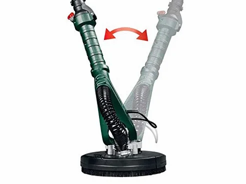 Parkside Wand- und Deckenschleifer PWDS 920 A1, 710 W, 225 mm, 800 - 1800 U/min, inkl. 6 Schleifscheiben, 4 m Schlauch, Aluminium-Teleskopwelle, 145 - 170 cm
