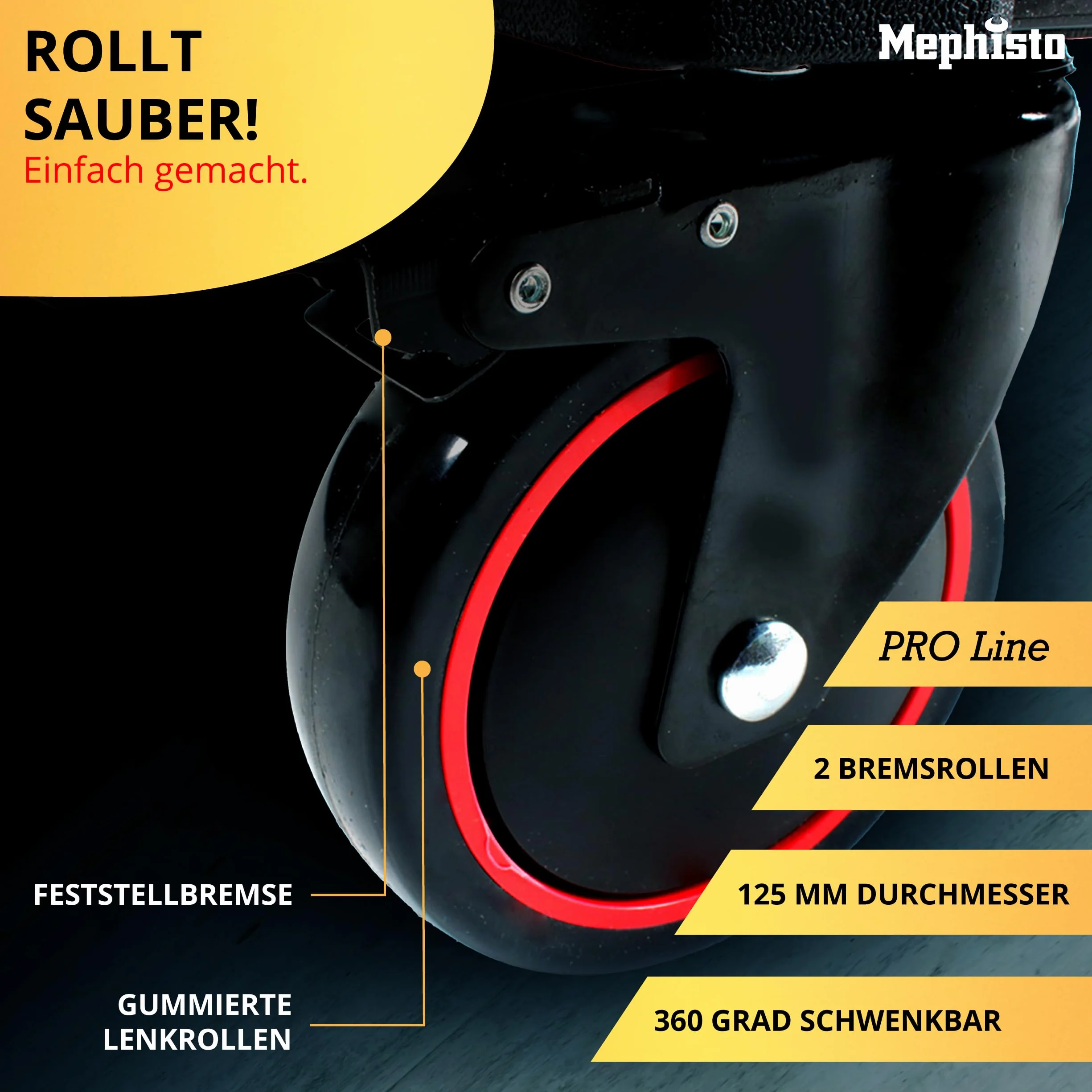 Mephisto Pro-Line BIG Werkzeugwagen Werkstattwagen gefüllt mit 12 Schubfächer davon 11 inkl. Werkzeug wie VDE Schraubendreher, Ratsche mit Nusskasten, Schraubendreher-Set in Soft Inlays in Carbon Lock