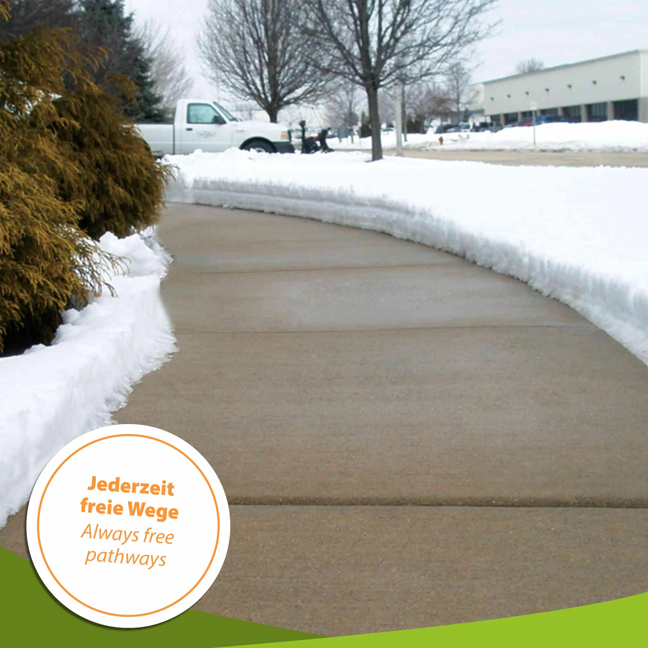 Mi-Heat Freiflächenheizung 7m² 300W/m² – Heizung für Gehweg, Parkplatz & Treppen – Frostschutz-Heizmatte gegen Eis & Schnee – Geeignet für Gussasphalt, Asphalt & Beton – Premium Qualität mit 230V