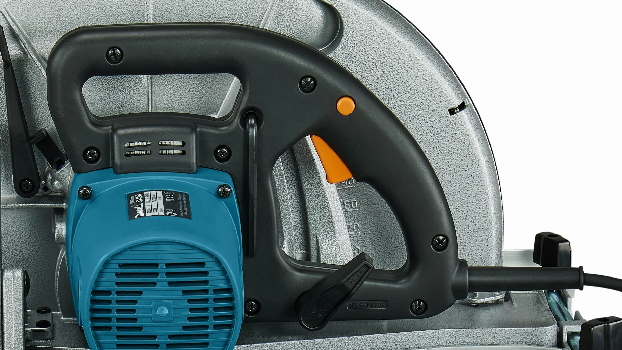Makita 5143R Handkreissäge 2200 W, Schwarz, Blau