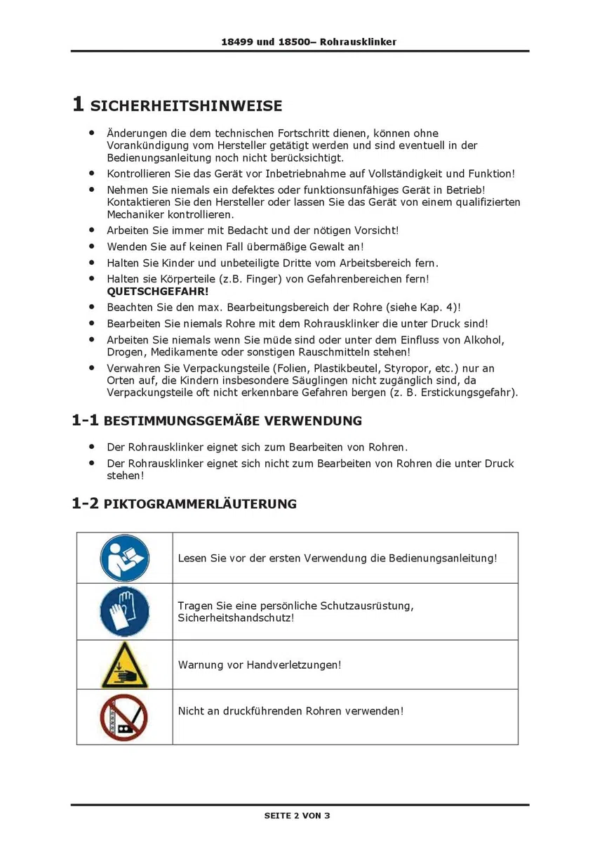 DEMA Rohrausklinker 3/4–1 1/4 Zoll – Rohrausschneider, Ausklinkergerät, Rohrbearbeitungswerkzeug – präzise, robust, effizient – für Handwerk & Bau