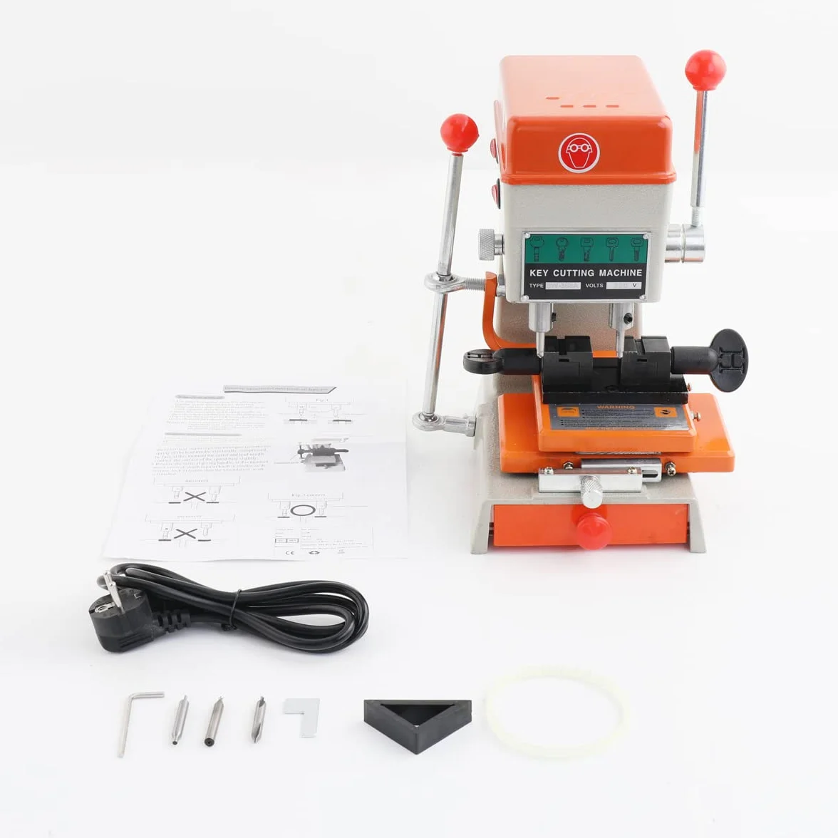 Schlüsselkopiermaschine, 100W 220V Professionelle Universal Schlüsselfräsmaschine Säulenbohrmaschine, Schlüsselfräse Schlüsselvervielfältiger Schlosser Werkzeug, 8000 r/min