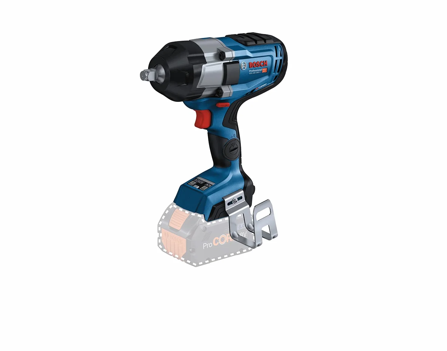 Bosch Professional 18V System BITURBO Akku Drehschlagschrauber GDS 18V-1000 (ohne Akku/ Ladegerät)