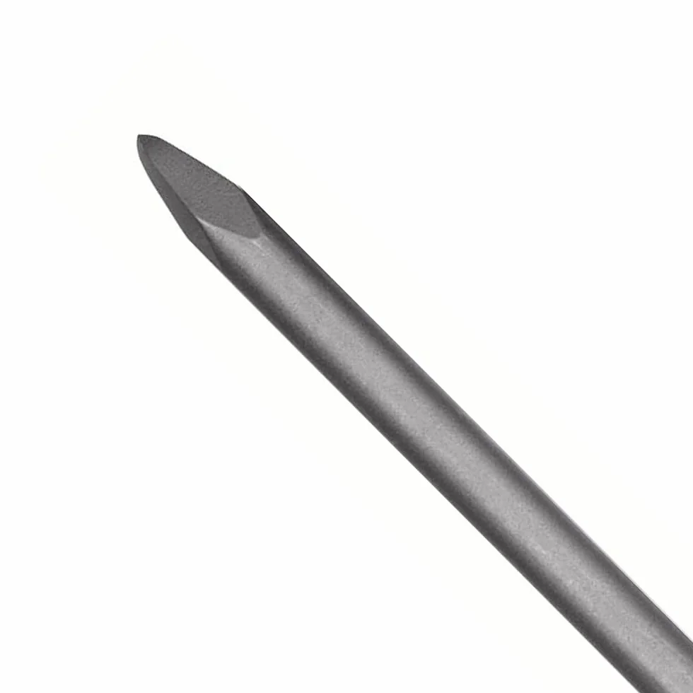 S&R Spitzmeißel SDS MAX 400mm Set, Spitz Meißel SDSMax mit 2 Staubschutzmasken, gehärteter Stahl, Meißel für Beton, Stein, Ziegel, Mauerwerk, kompatibel mit Bohrhammer von Bosch, Metabo, Hilti