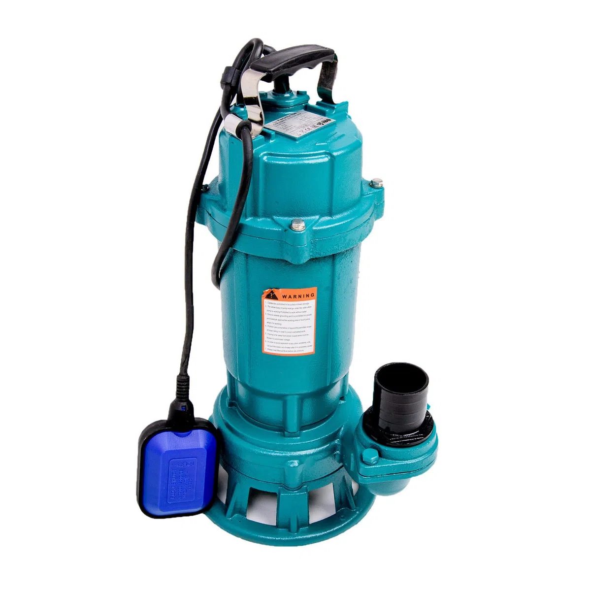 Tauchpumpe 1500W IBO 1,5 kW mit Zerkleinerer - Pumpe, Wasserpumpe, FÄKALIENPUMPE, SCHMUTZWASSERPUMPE mit SCHNEIDWERK,