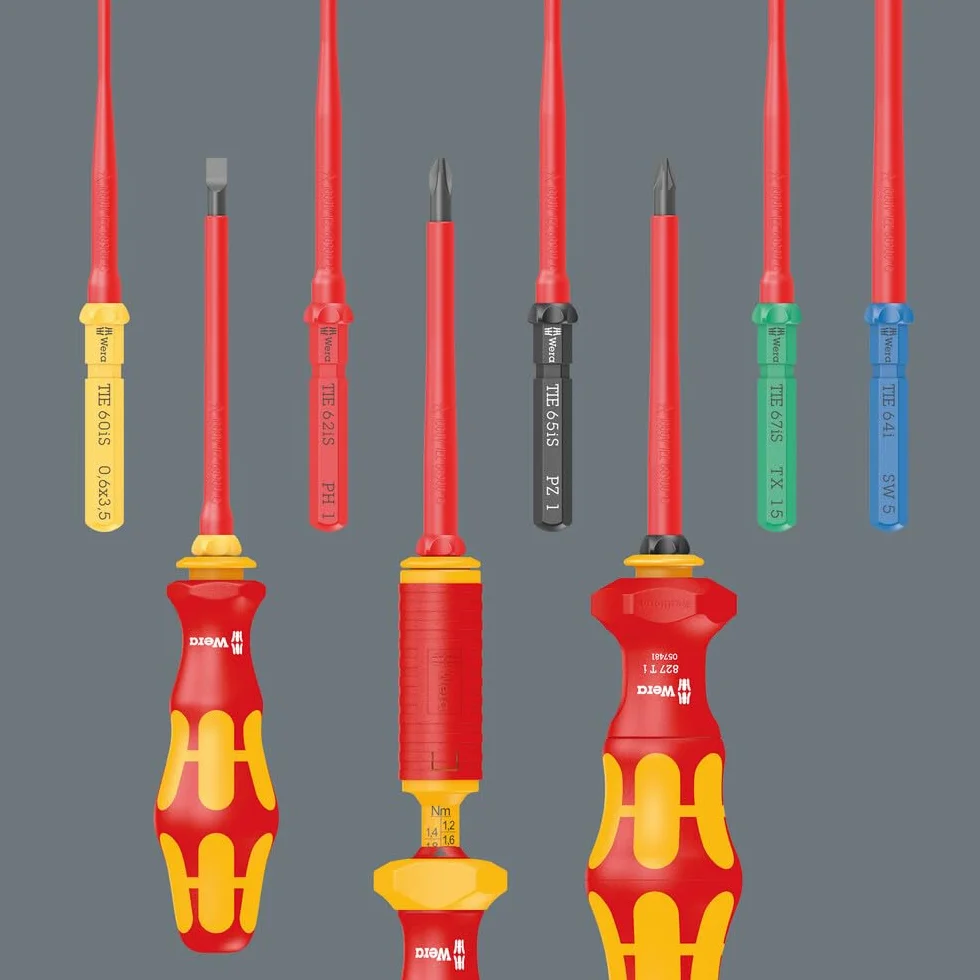 Wera 05135926001 KK W 1 Kraftform Kompakt W1 Wartung, 1/4" x 10 mm, Werkzeug-Set, 35-teilig Schwarz Stück