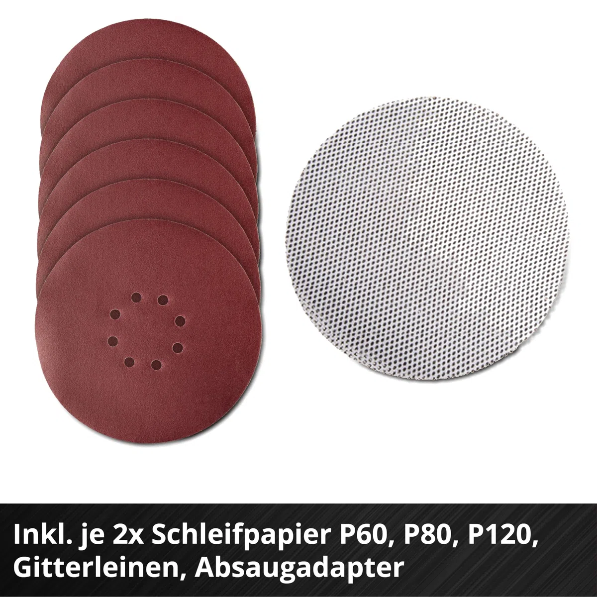 Einhell Akku-Trockenbauschleifer TP-DW 18/225 Li - Solo Power X-Change (Lithium-Ionen, inkl. Verlängerungsschlauch, Staubfangsack, Schleifpapier uvm. ohne Akku und Ladegerät)