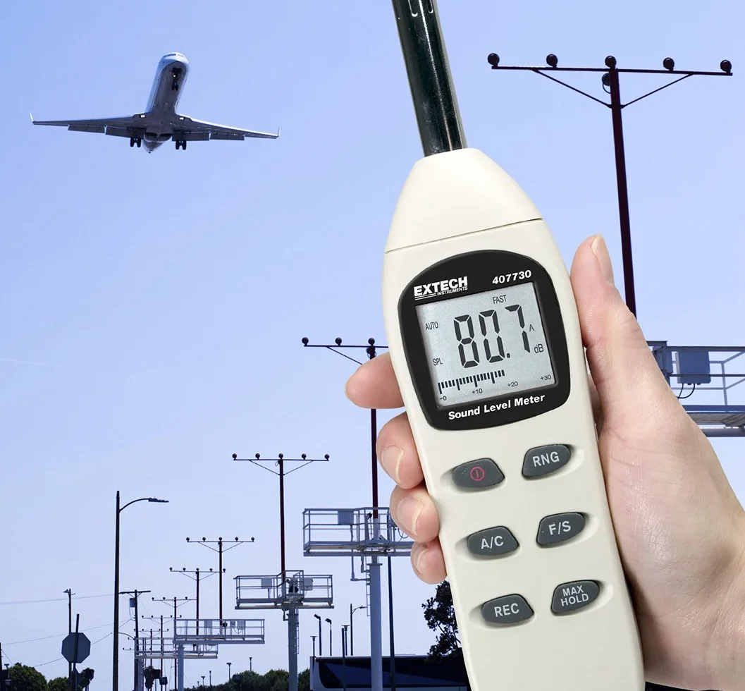 Extech Digitaler Schallpegelmesser, 1 Stück, 407730