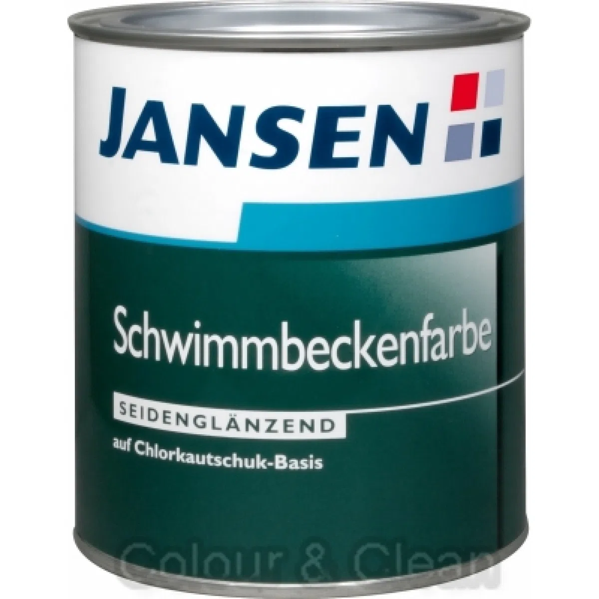 JANSEN Schwimmbeckenfarbe 2,5L Farbe: manganblau