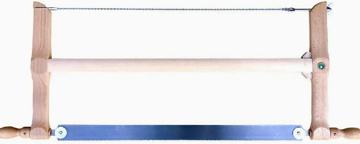 Säge, Spannsäge (lasergehärtete Spezialverzahnung, verlauffreie Schnitte, auf Zug ausgelegte japanische Hochleistungsblätter, zahnspitzengehärtet, Länge: 600 mm) 277-600