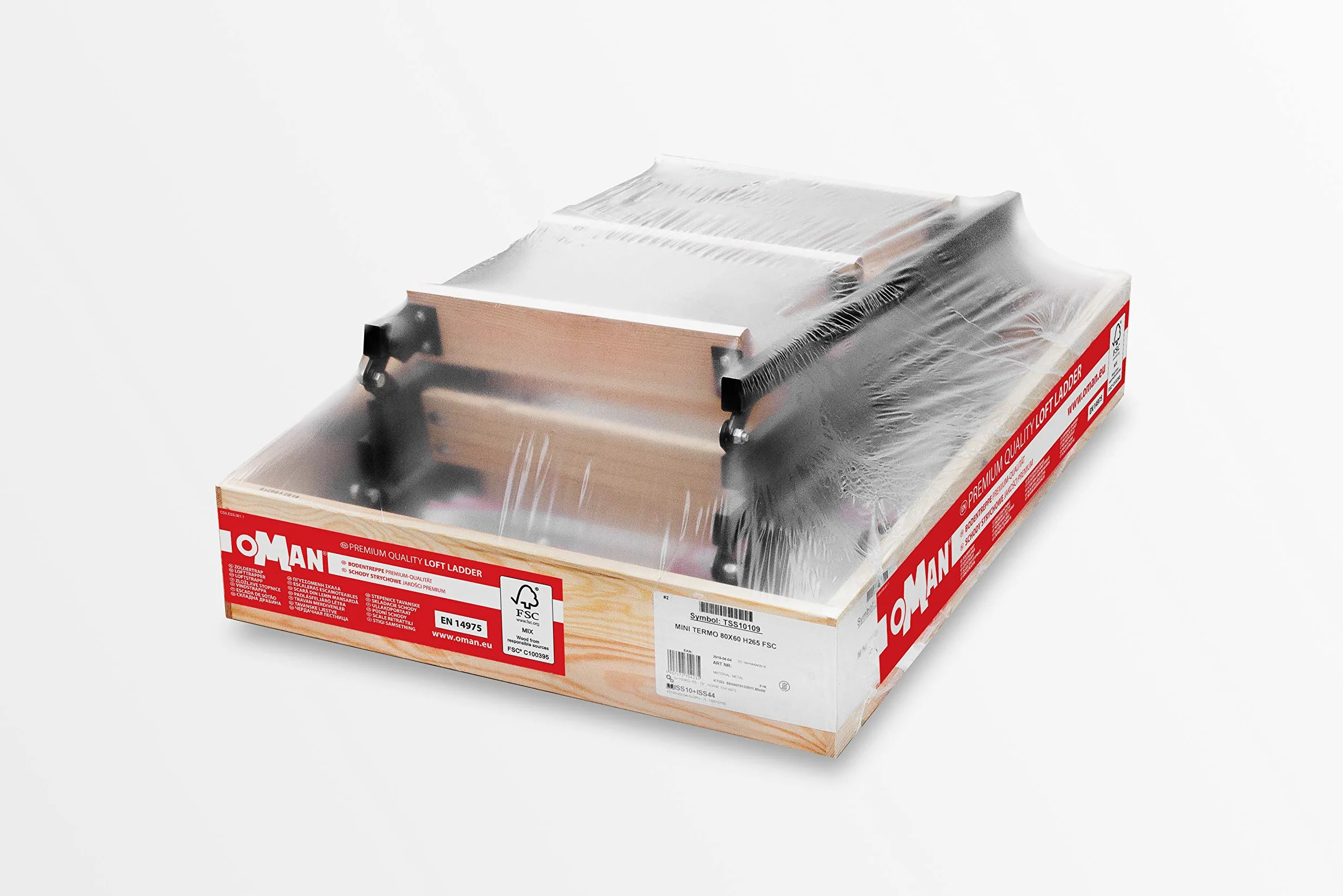 Bodentreppe Oman Mini Thermo 80 x 60 U-Wert: 1,22 W/(m2.K) (80x60)