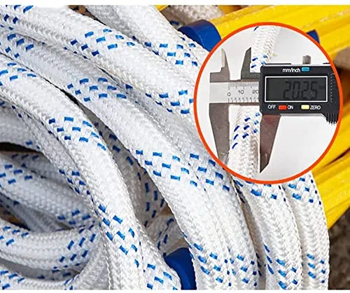 Hochleistungs-Feuerleiter 30 m, tragbarer Notausgang mit Seil für Haus und Büro, rutschfeste Harzsprossen, Tragkraft 450 kg, kompaktes Design für schnelle Fensterflucht und sicheren Einsatz im Freie