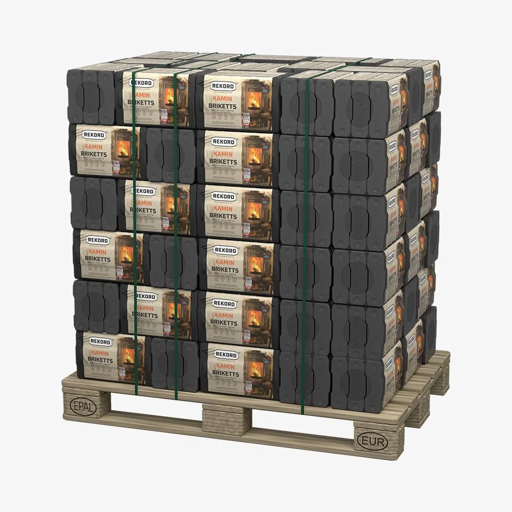 REKORD Briketts 10 kg Folie (90 x 10 kg) Palette
