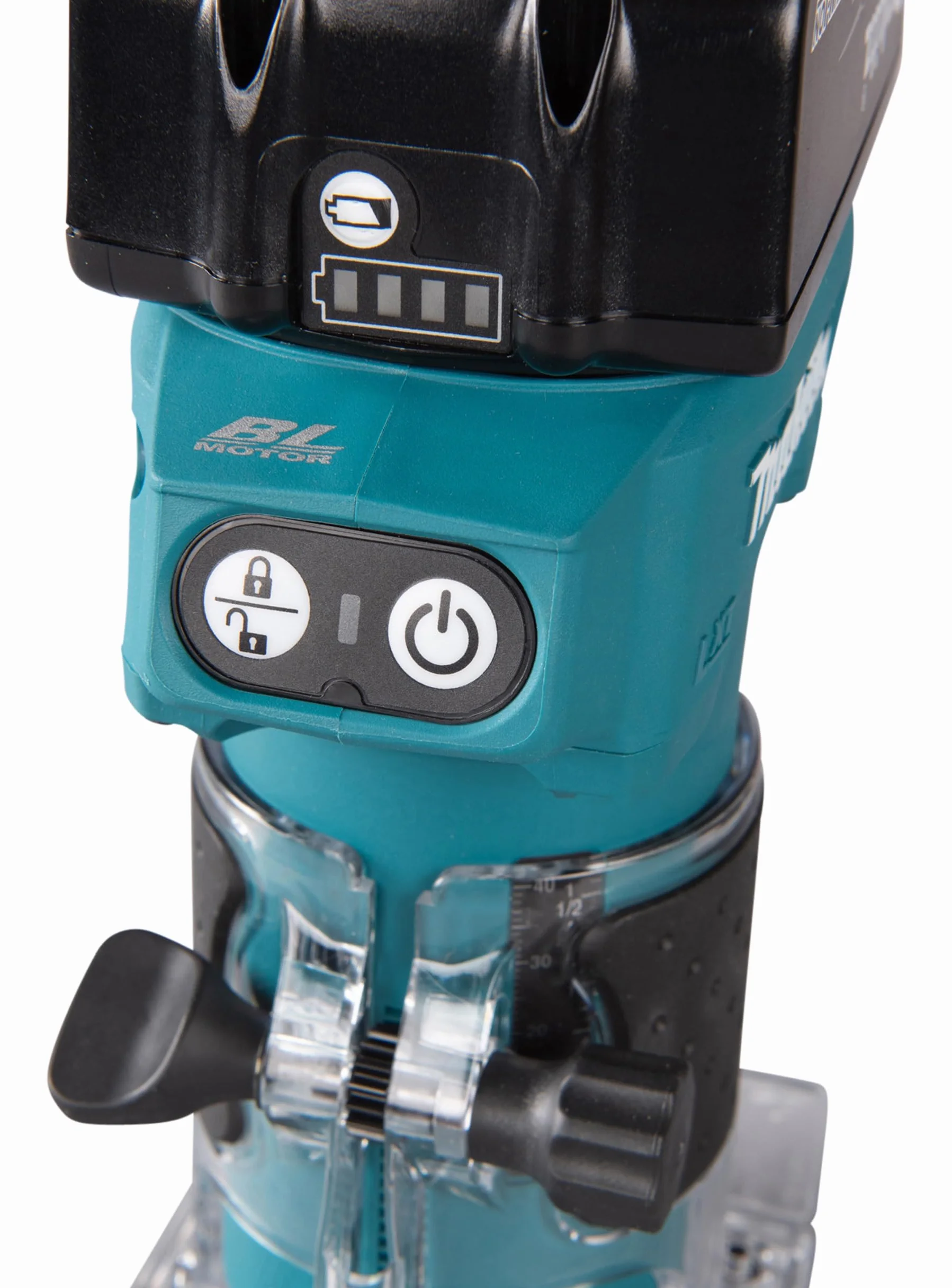 Makita DRT52Z Akku-Kantenfräse 18V (ohne Akku, ohne Ladegerät))