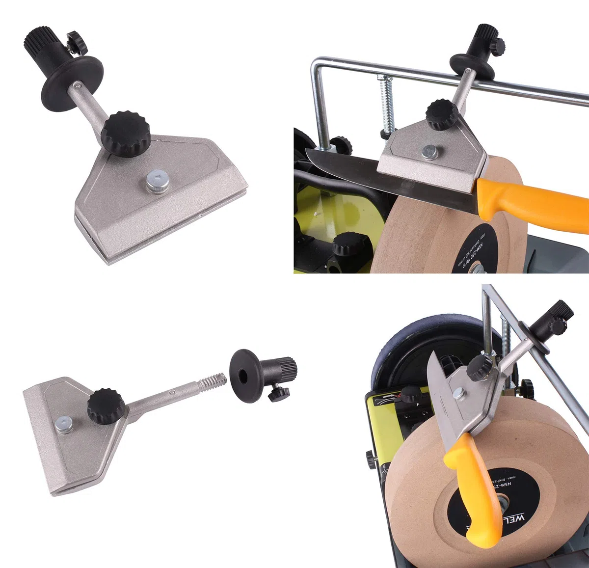 Set WELDINGER Nass-Schleifsystem NSM 250 vario + Haushaltsset HHS-22 (Schleifgerät Naßschleifer) 5 Jahre Garantie