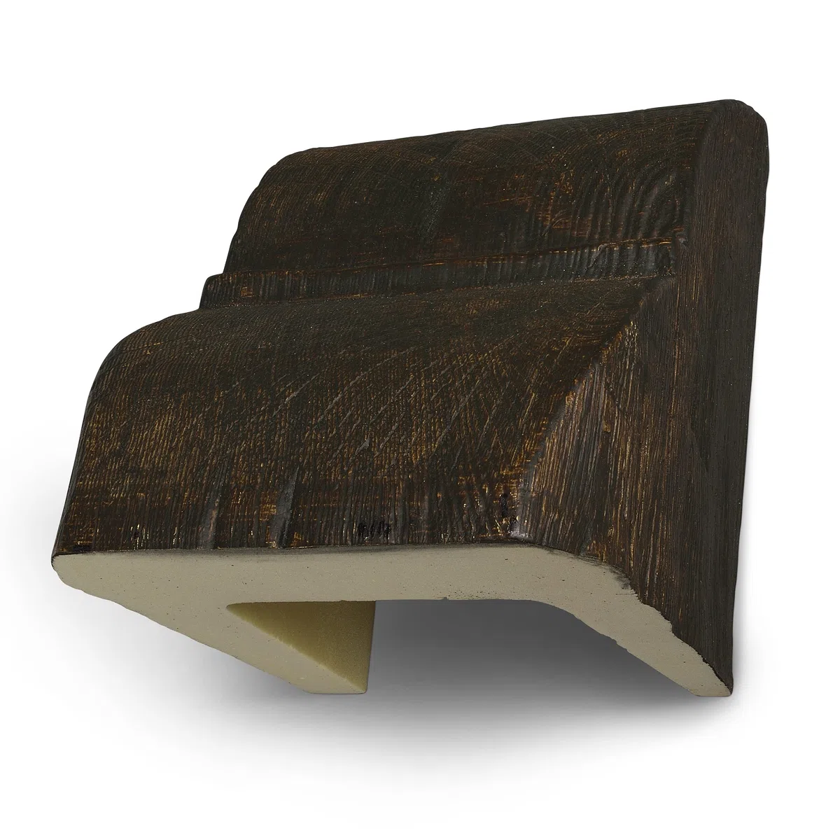DECOSA Konsolen zu Balken Tirol, eiche dunkel, 20 x 13 cm und 19 x 17 cm, 4 Konsolen