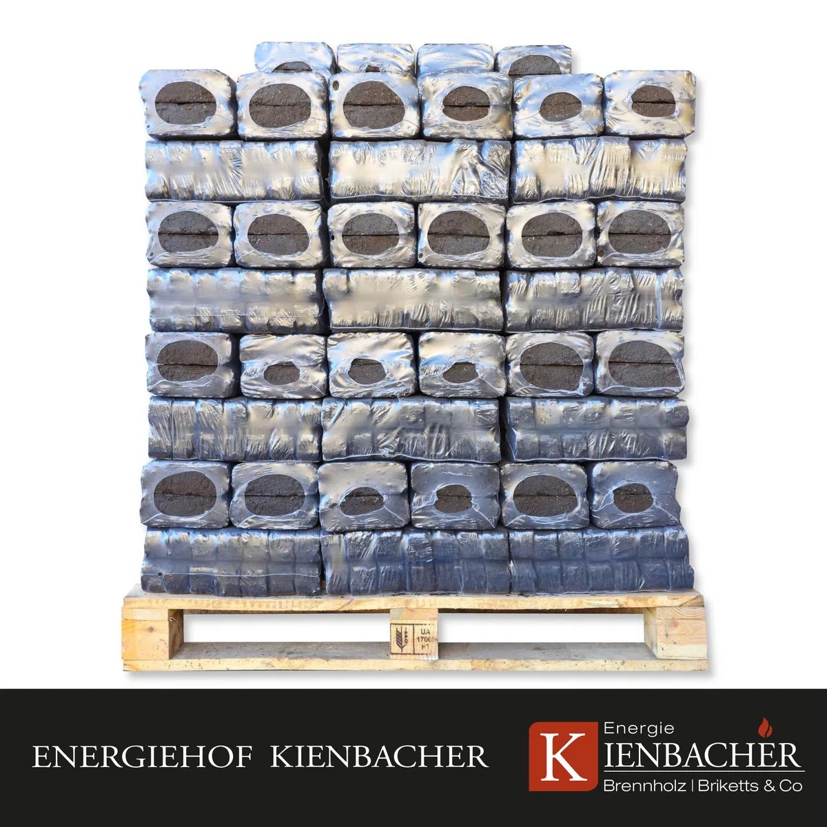 Torfbriketts 1000kg Biokohle Braunkohle Union Gluthalter Kamin Ofen Brenn Holz Heiz Kohle Rekord Briketts | Energie Kienbacher