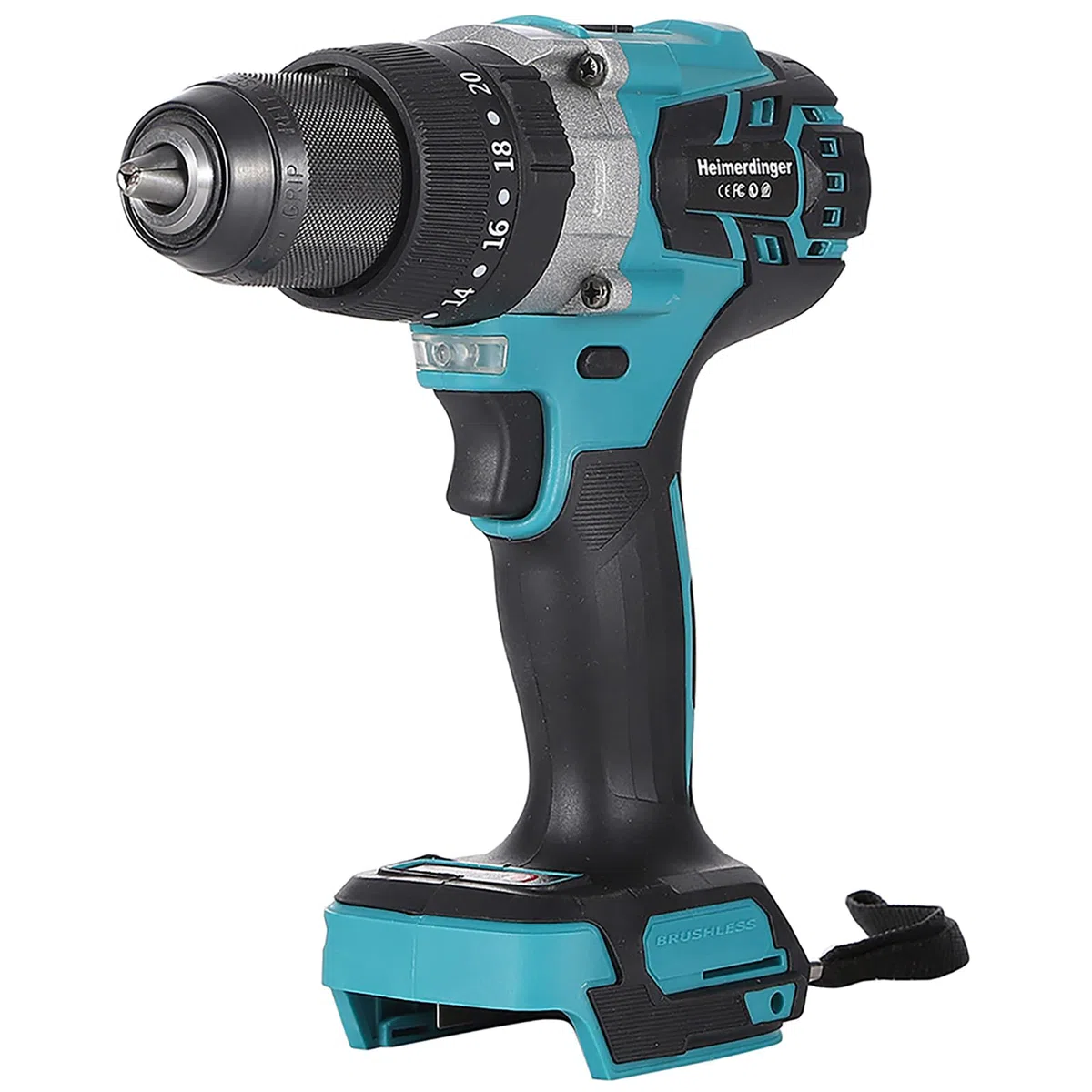 150Nm Bürstenloser Akku-Schlagbohrschrauber für Makita 18V Batterie, 13mm Zoll Bohrfutter, 2-Gang Getriebe, 21 Drehmomentstufen Elektrischer Schlagschrauber Bohrhammer