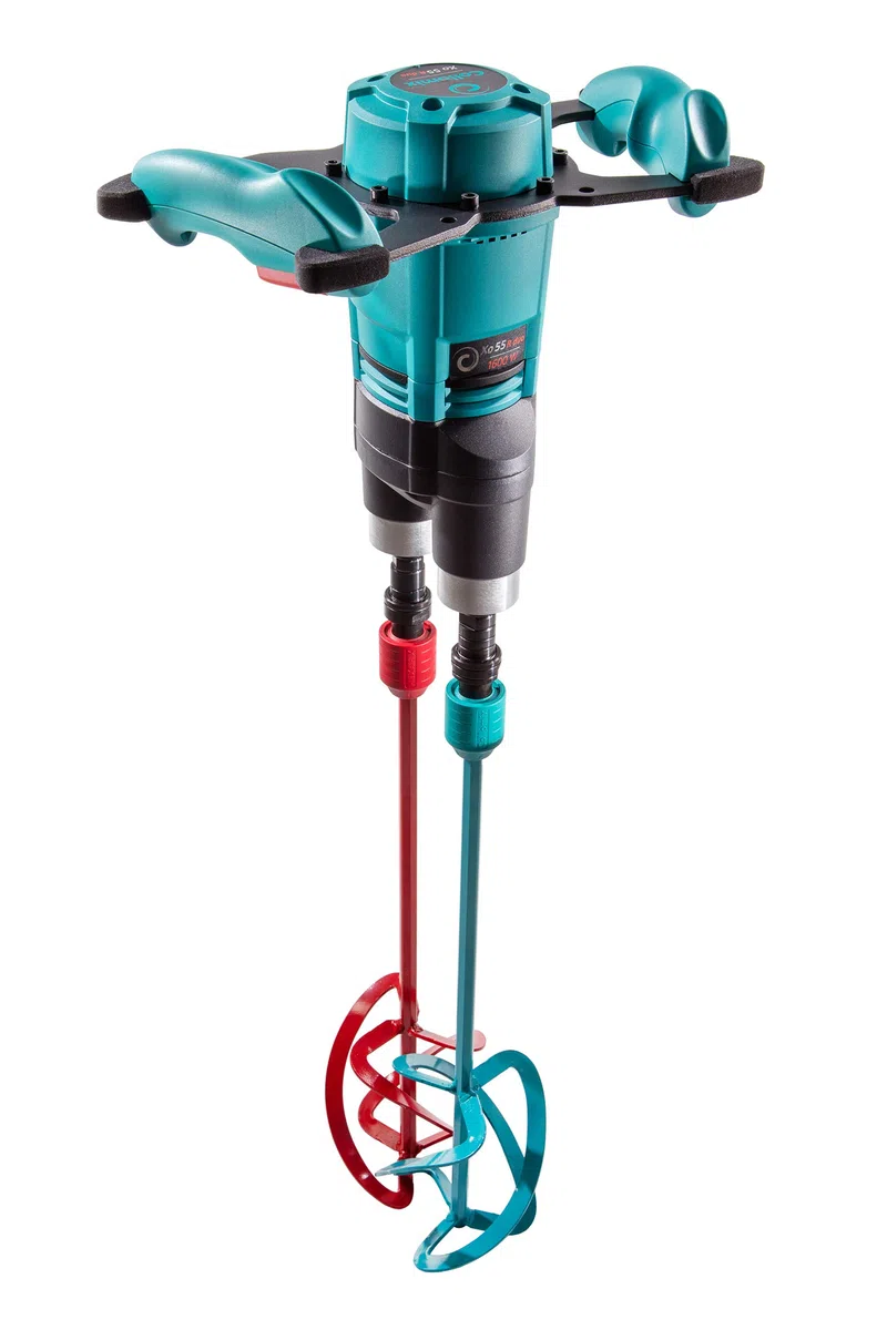 Collomix-Handrührwerk Xo55 R duo HF+MKD120 HF, 1600W, 8,8kg Hexafix, 2 Rührer