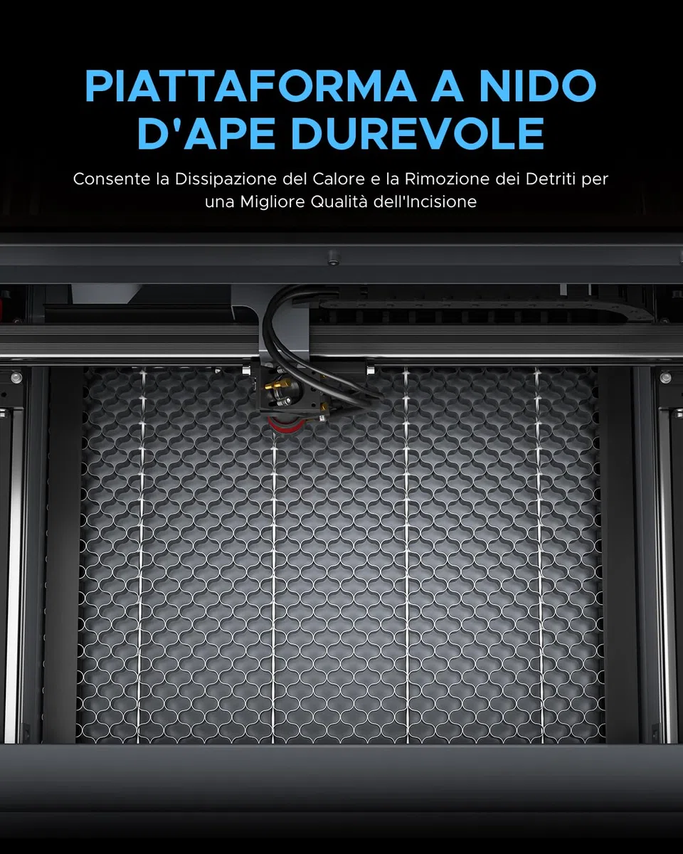OMTech K40+ 40W CO2-Lasergravierer, 8"x12" Desktop-Lasergravurmaschine für den Heimgebrauch mit verstellbarem Laserkopf, 300 * 200mm （with Lightburn）