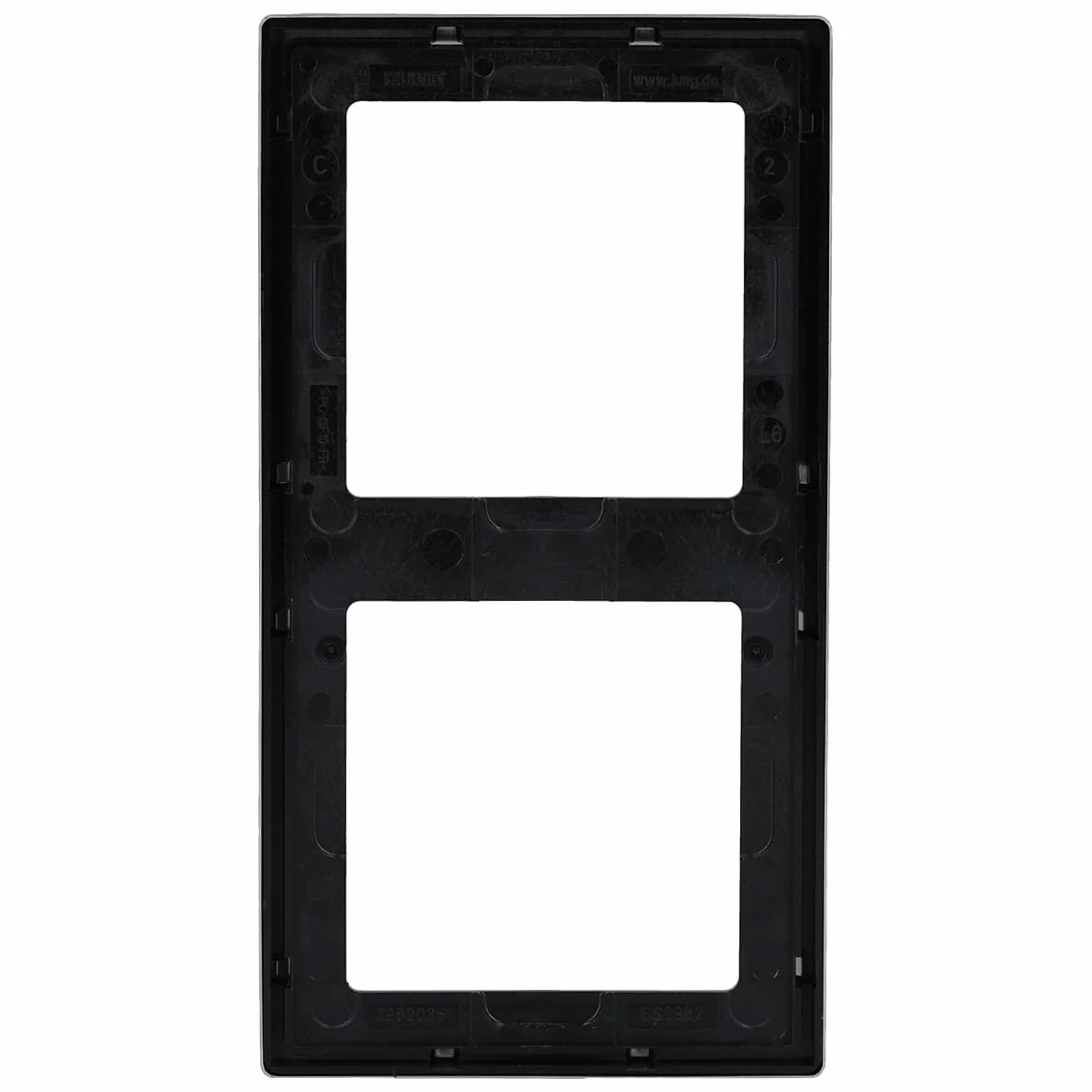 10x Jung ES2982 Rahmen 2fach Edelstahl Serie LS