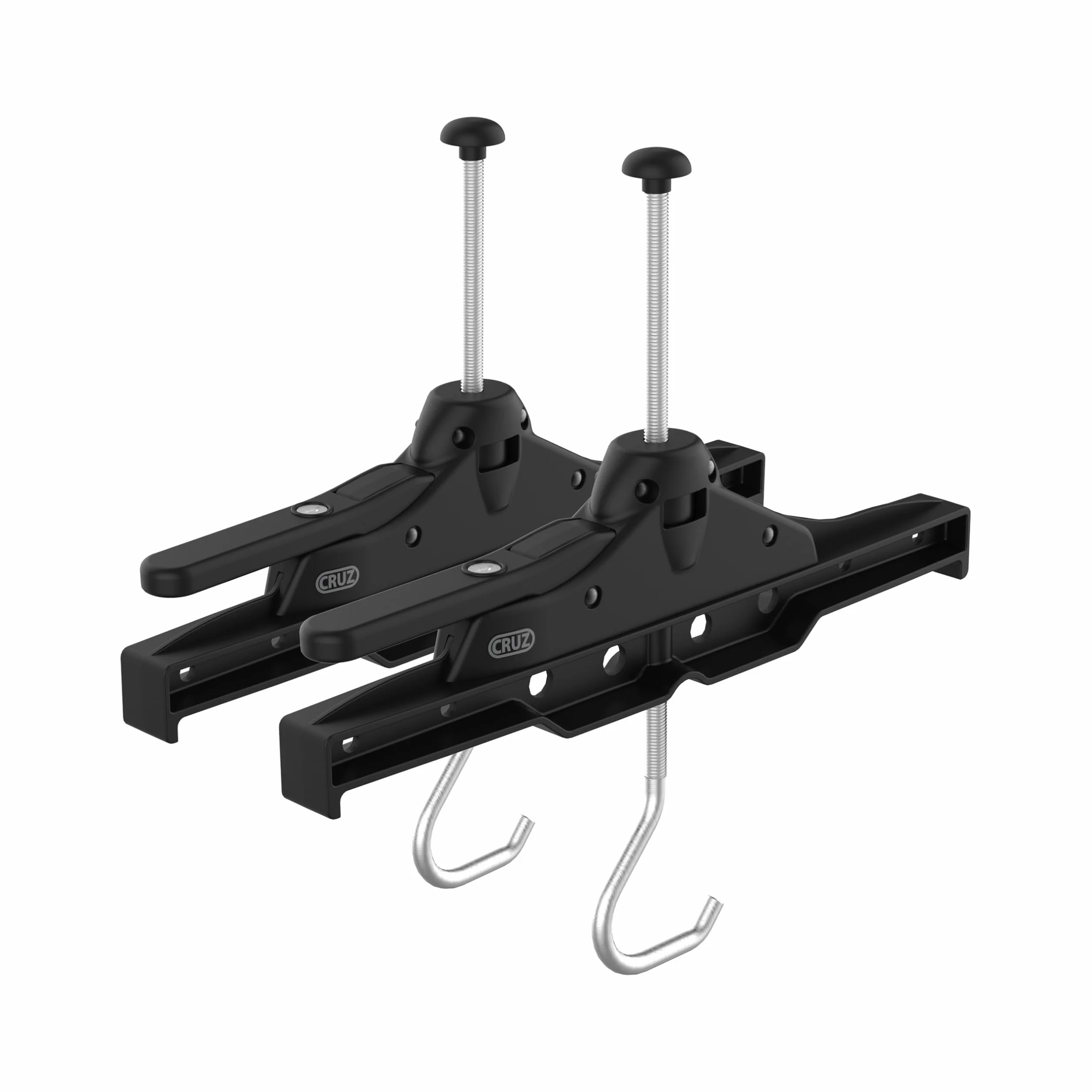 Cruz Leiterhalter Halterung für Dachträger Leitersicherung Lieferwagen Ladder Clamp, schwarz