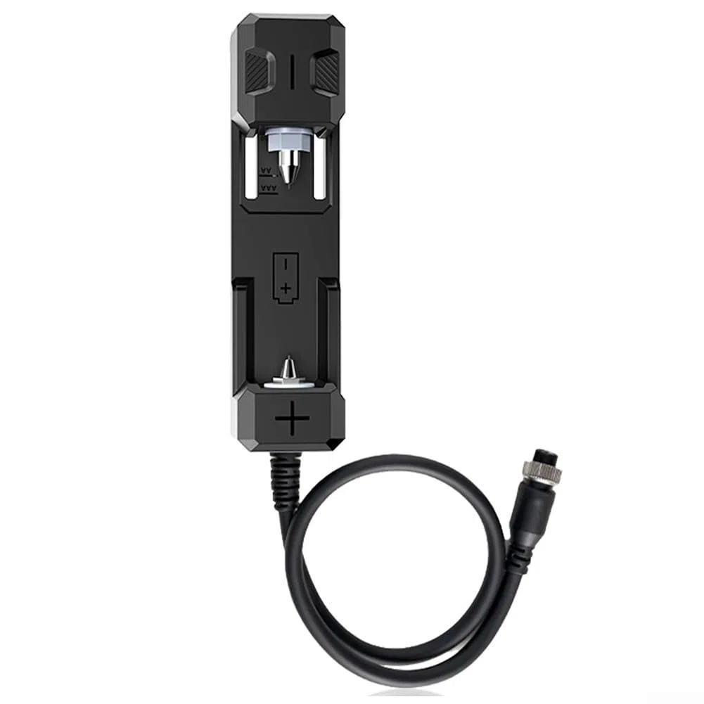 HRM-10 Interner Widerstandsmesser für Lithium-Batterien, 0–100 V Gleichspannung & 0–200 Ω Widerstandsprüfer mit Kelvin-Clips, Farbbildschirm und Datenexport (C)