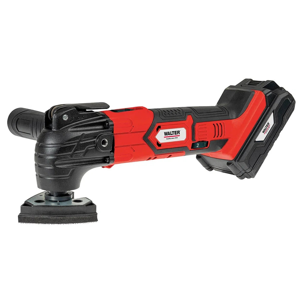 WALTER Geschenke Werkzeugset 7tlg Akku, Geschenk für Männer und Heimwerker, Haushalts-Elektrowerkzeug, Akku Stichsäge, Bohrschrauber und Multifunktionswerkzeug, inkl. Ladegerät und 2 Akkus