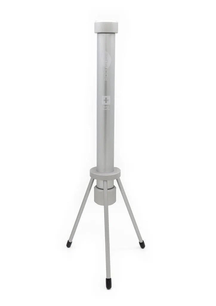 Extraktor PEO 60 * 35, höhenverstellbar, Lebensmittel echtes Aluminium, eloxiert. Füllmenge bis zu 25g. 3-lagiges Filtersystem für höchste Reinheit.
