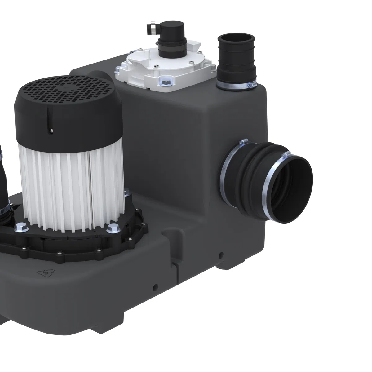 SFA – Sanicubic 1 GR HP S – Kleinhebeanlage für Abwasser – Bodenstehend – Schneidwerk Pro X K2 – 2 niedrige Zuläufe – Für Haus, Wohnung & Geschäftsräume – 42 x 51,8 x 40,1 cm – 2.000 W