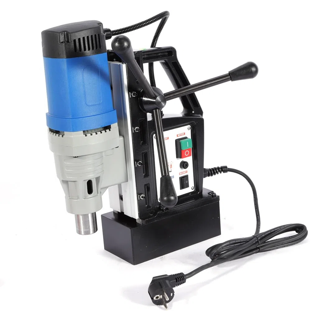 Magnetbohrmaschine Kernbohrmaschine Kernbohrer Magnet Bohrmaschine 1680W 13800N, für die Fertigung. Leicht, leistungsstark und vielseitig