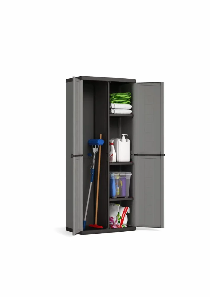 Kis Kunststoffschrank "Jolly utility", 1 Stück, dunkelgrau/schwarz, 9734000 0444 01