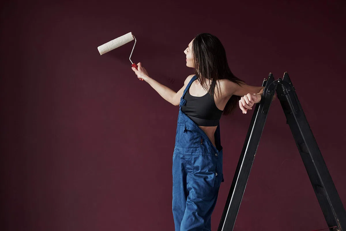 Müller Qualitätsfarbe Latexfarbe Dispersionsfarbe strapazierfähige abwaschbare Wandfarbe in vielen exklusiven Farbtönen (10 l, Sonnen Gelb)